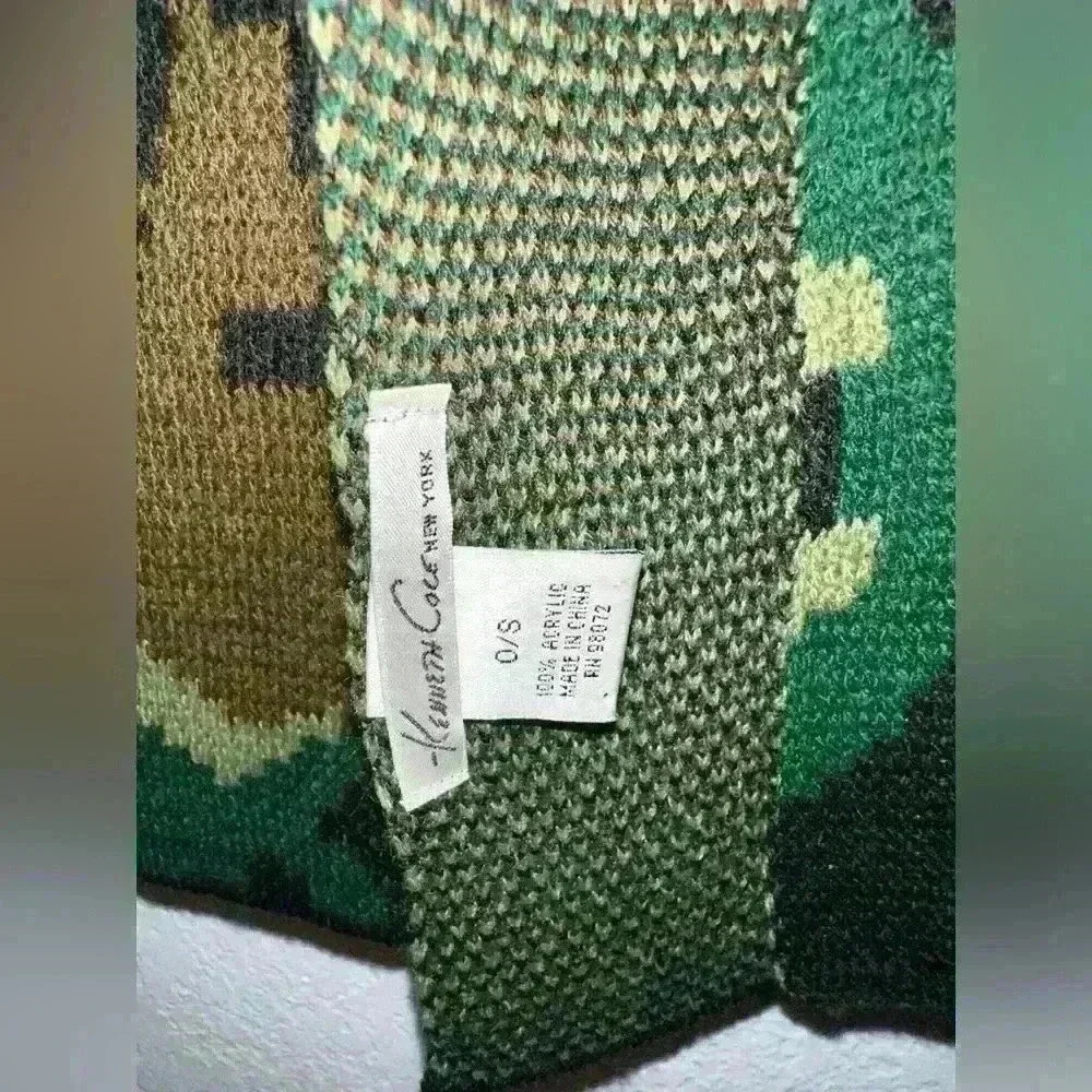 Kenneth Cole Camouflage Print Scarf